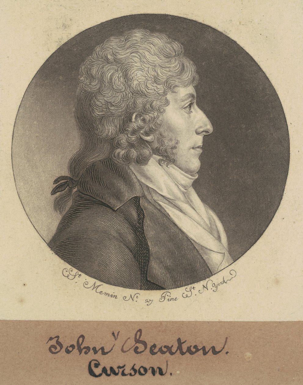 John Curzon Seton de Charles B. J. Févret de Saint Mémin