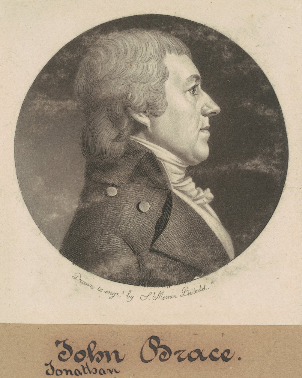 Jonathan Brace, Jr. de Charles B. J. Févret de Saint Mémin