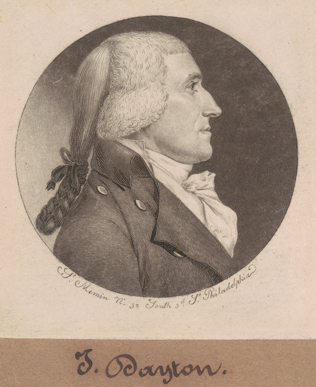 Jonathan Dayton de Charles B. J. Févret de Saint Mémin