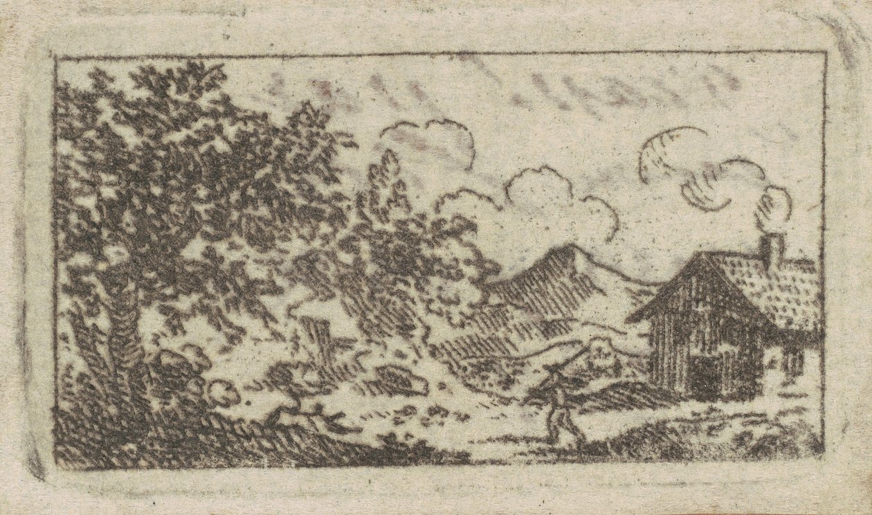 Paisagem com casa de Charles B. J. Févret de Saint Mémin
