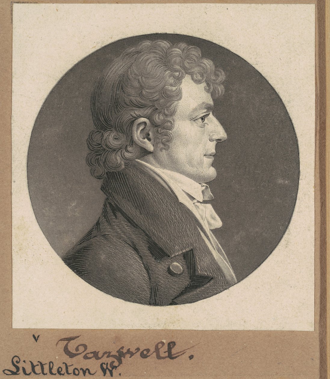 Littleton Waller Tazewell de Charles B. J. Févret de Saint Mémin