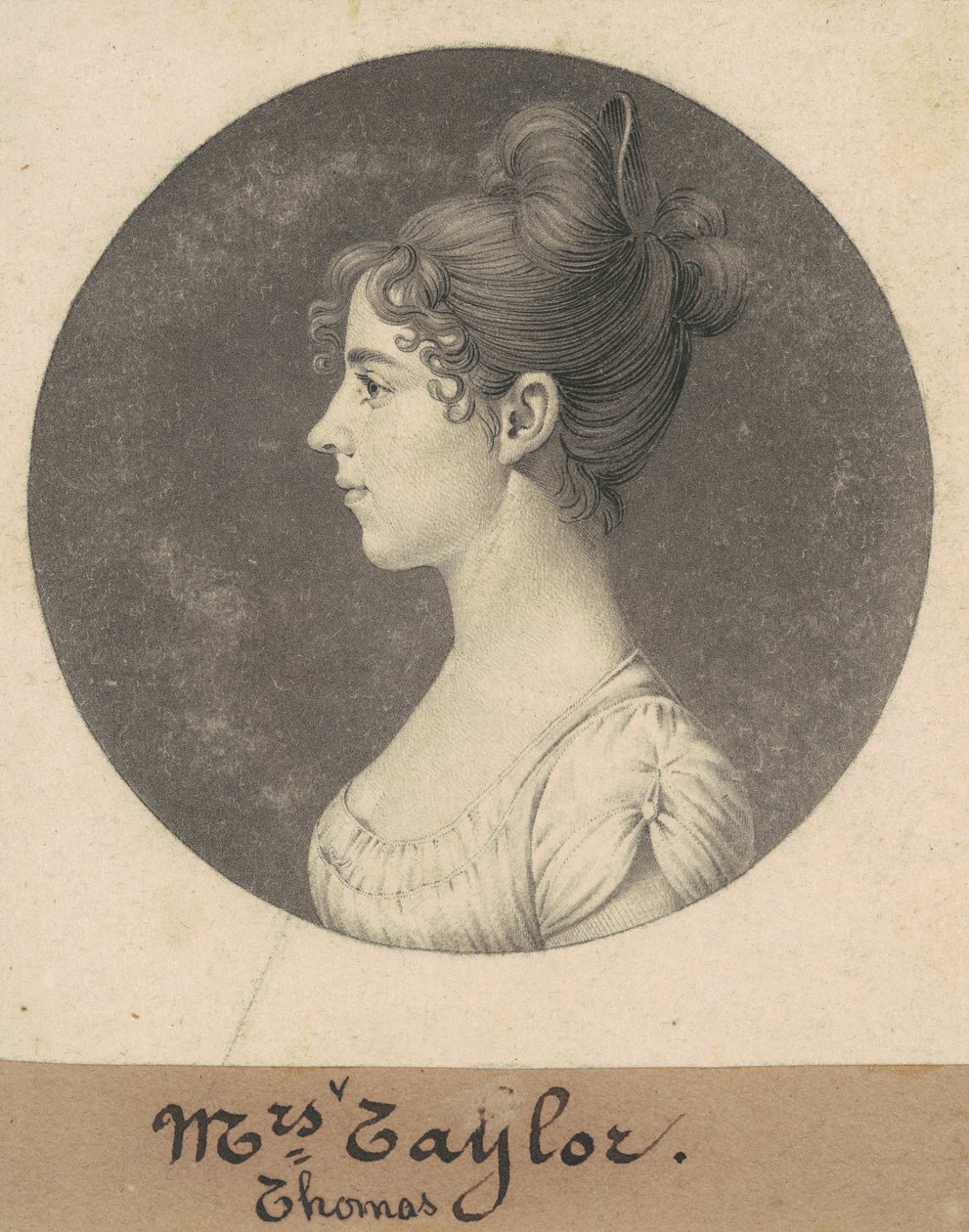 Lucy Harrison Singleton Taylor de Charles B. J. Févret de Saint Mémin