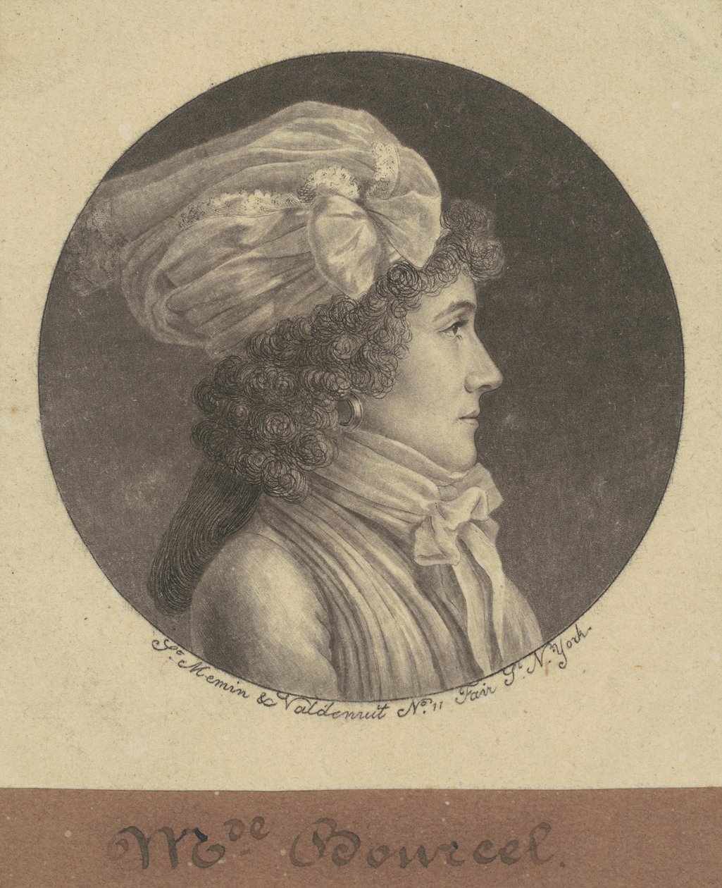 Marie Françoise Bancel de Charles B. J. Févret de Saint Mémin