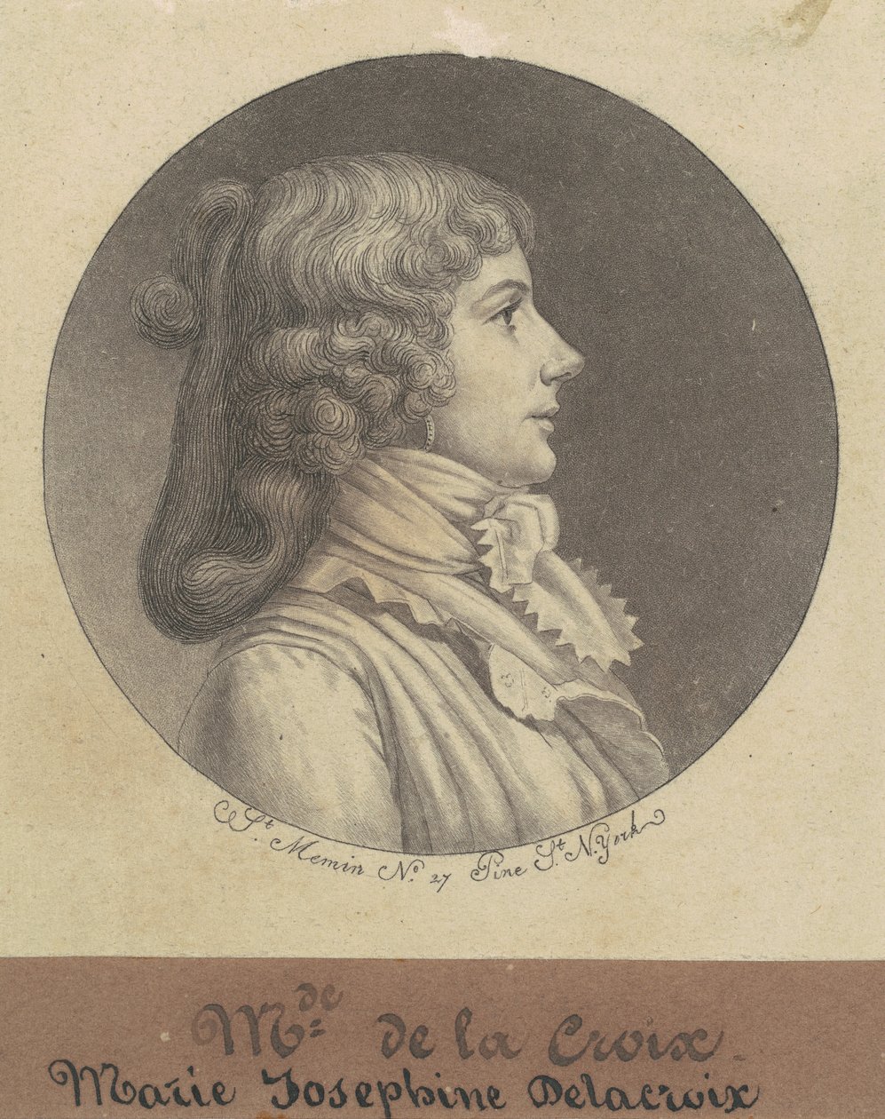 Maria Josefina Delacroix de Charles B. J. Févret de Saint Mémin