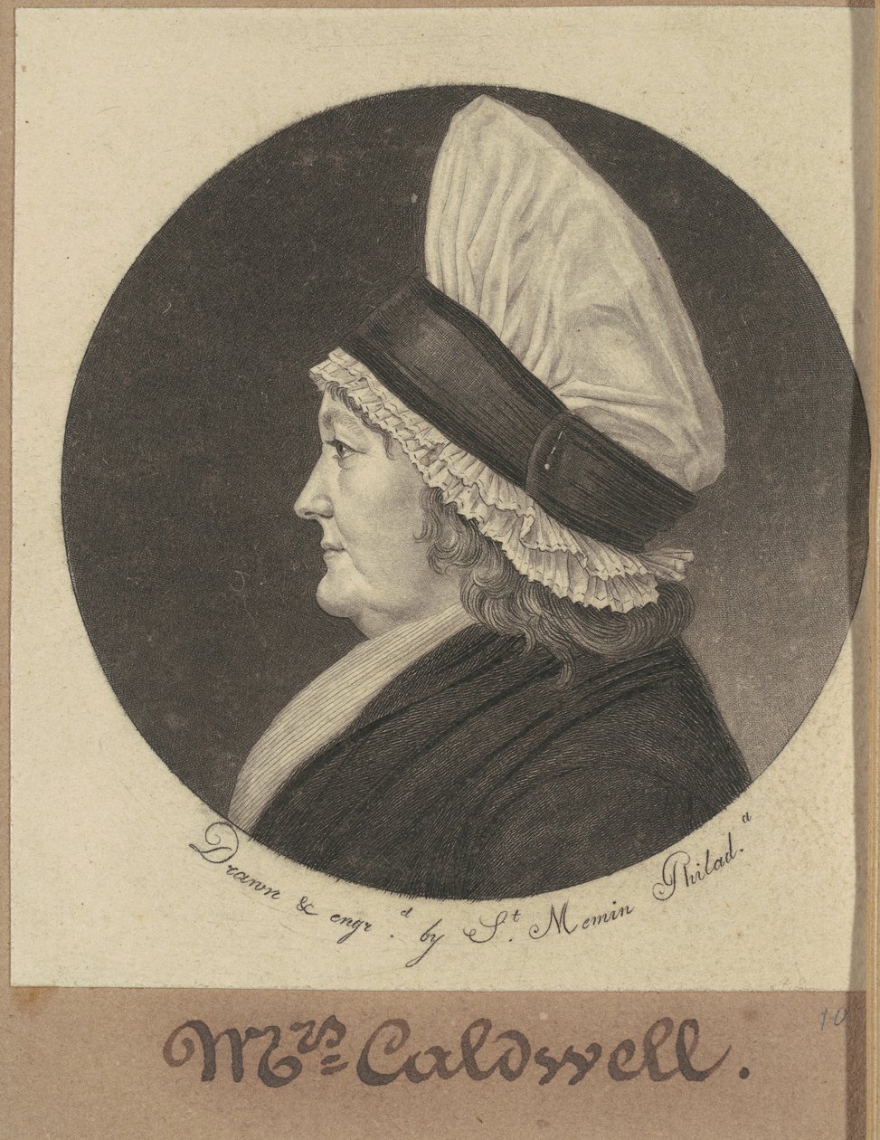 Martha Round Caldwell de Charles B. J. Févret de Saint Mémin