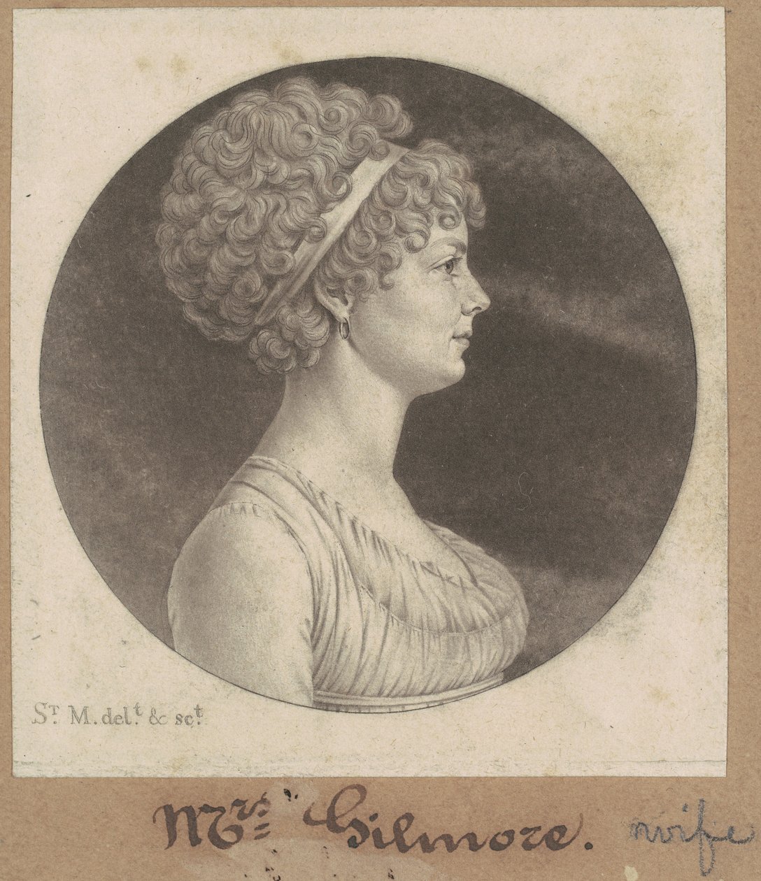 Mary Ann Smith Gilmor de Charles B. J. Févret de Saint Mémin