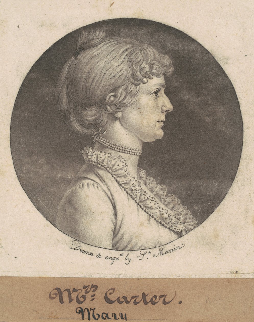 Maria Nelson Carter de Charles B. J. Févret de Saint Mémin