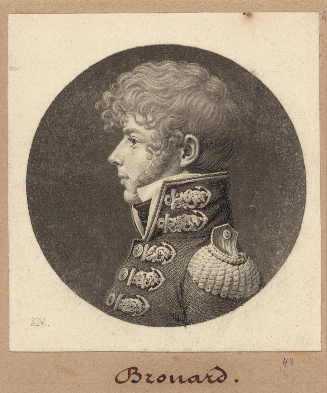 Michel Angélique Brouard de Charles B. J. Févret de Saint Mémin