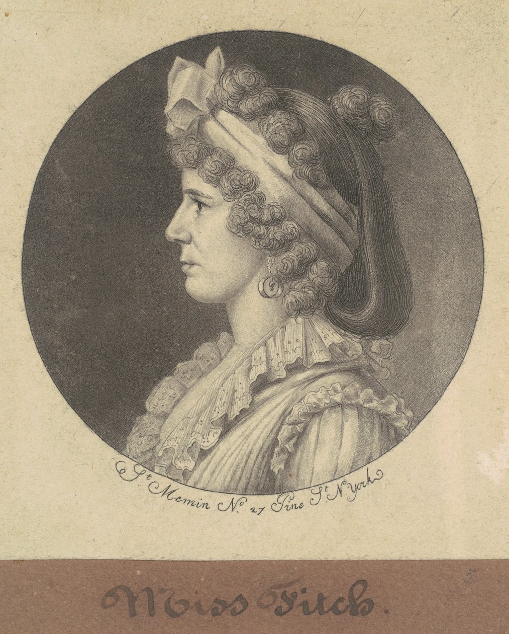 Senhorita Fitch de Charles B. J. Févret de Saint Mémin