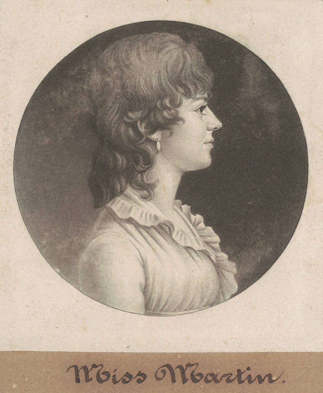 Senhorita Martin de Charles B. J. Févret de Saint Mémin