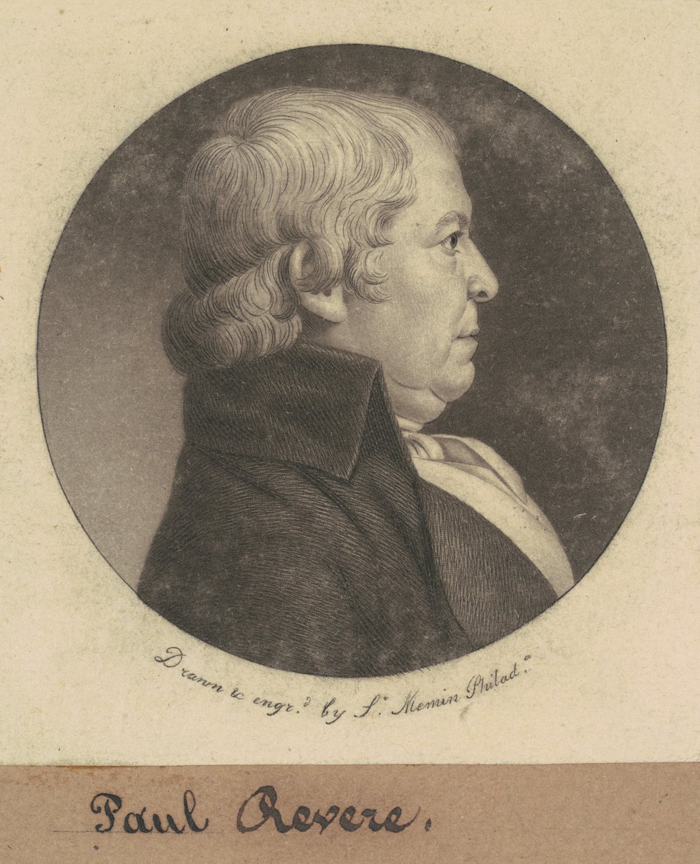 Paul Revere de Charles B. J. Févret de Saint Mémin
