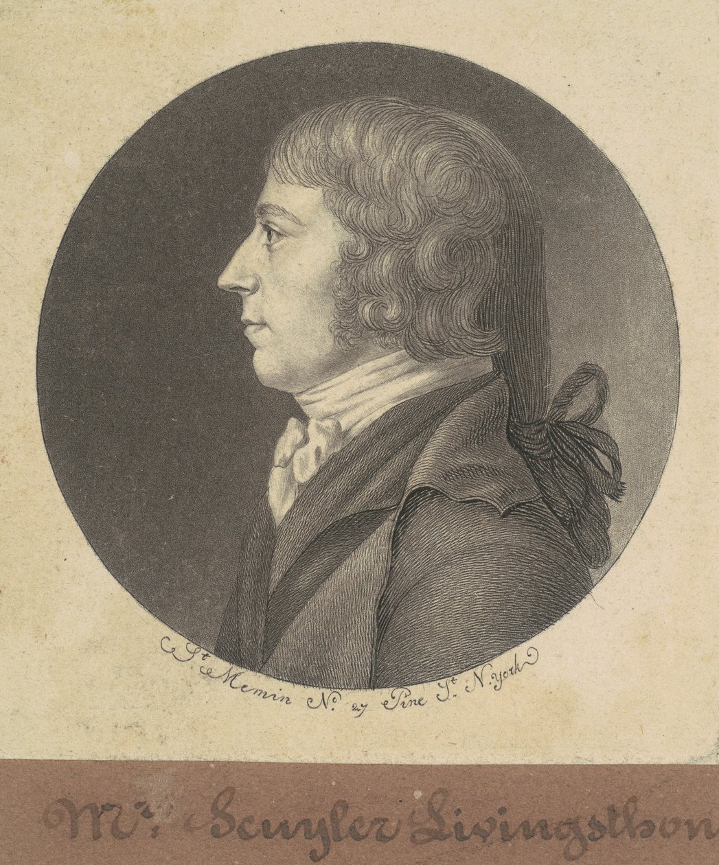 Peter Schuyler Livingstone de Charles B. J. Févret de Saint Mémin