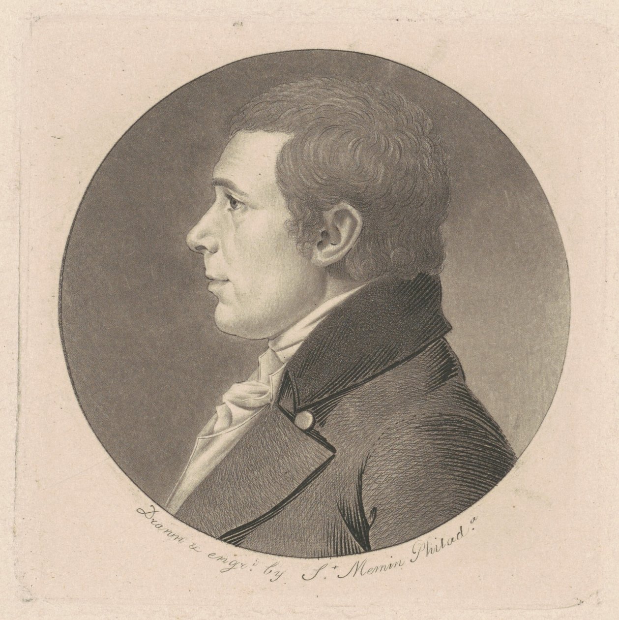 Peter Stephen Du Ponceau de Charles B. J. Févret de Saint Mémin