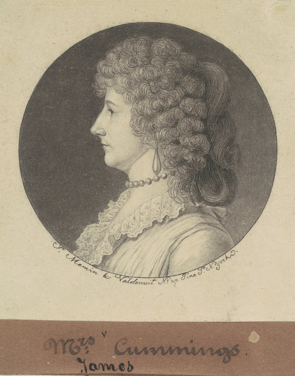 Phoebe Harisson Cuming de Charles B. J. Févret de Saint Mémin