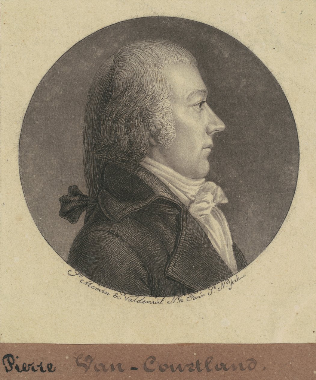 Pierre Van Cortlandt, Jr. de Charles B. J. Févret de Saint Mémin