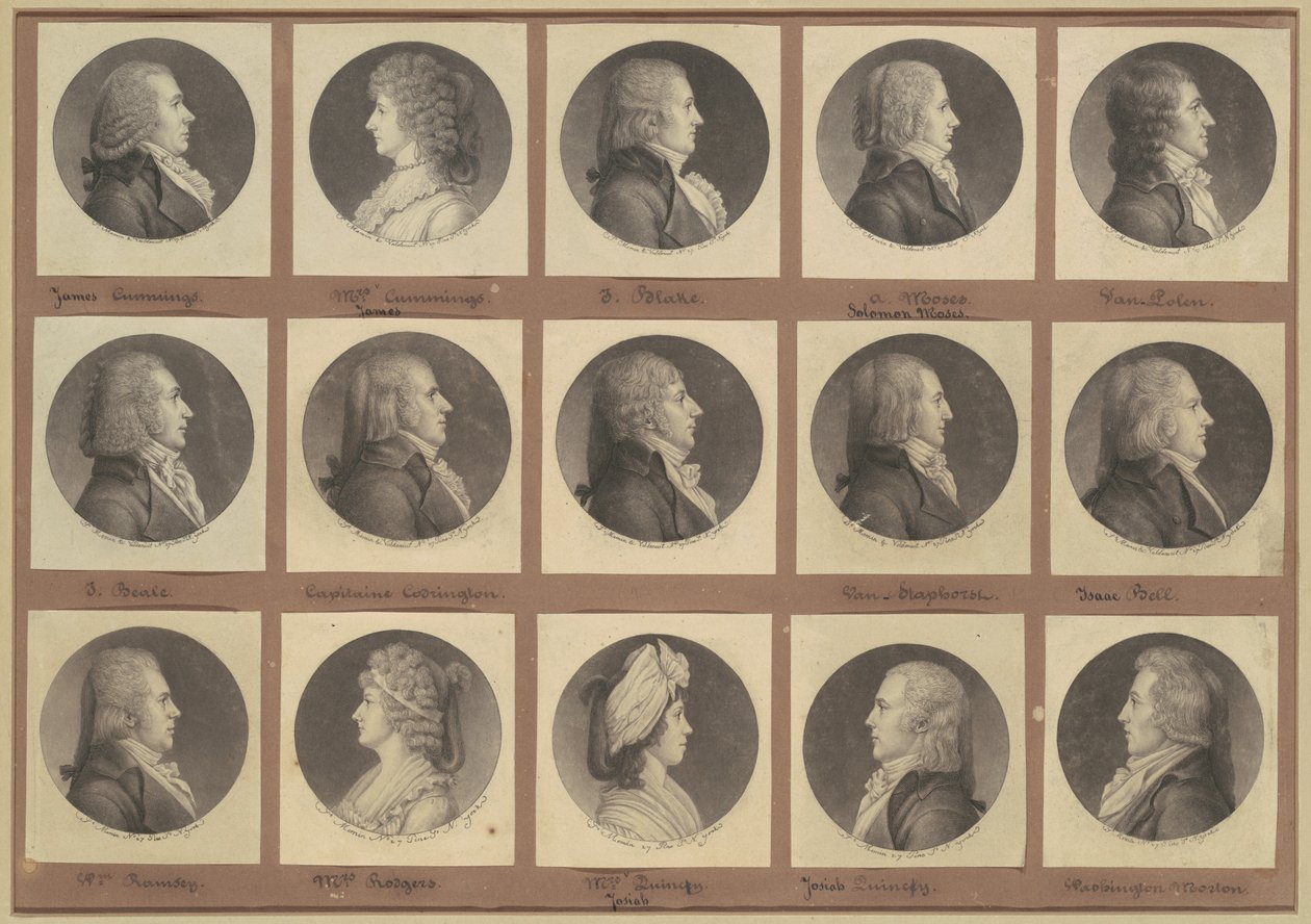 Coleção de Retratos de Saint-Mémin, Grupo 3 de Charles B. J. Févret de Saint Mémin