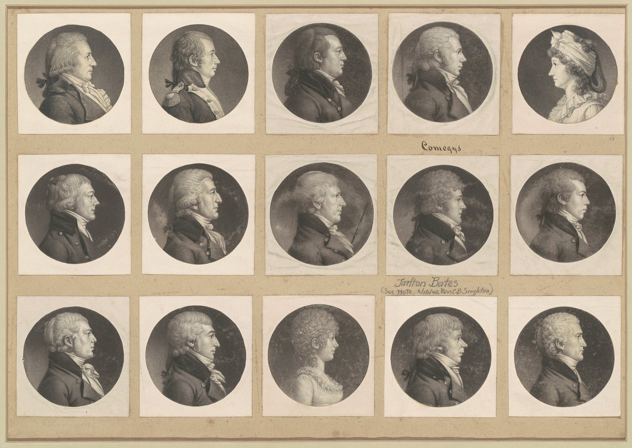 Coleção de Retratos Saint-Mémin, Grupo 53 de Charles B. J. Févret de Saint Mémin