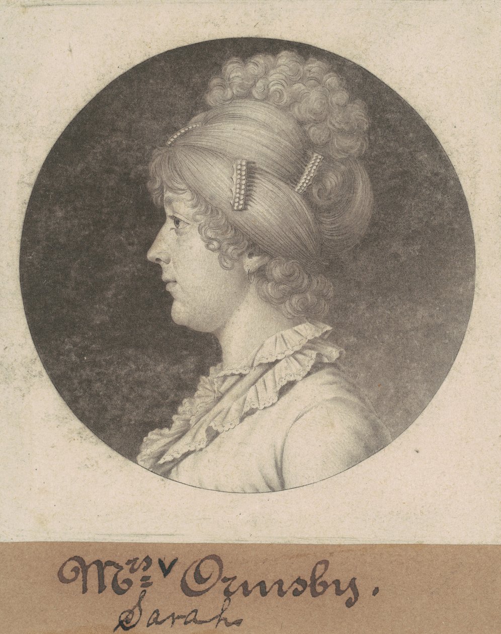 Sarah Mahon Ormsby de Charles B. J. Févret de Saint Mémin