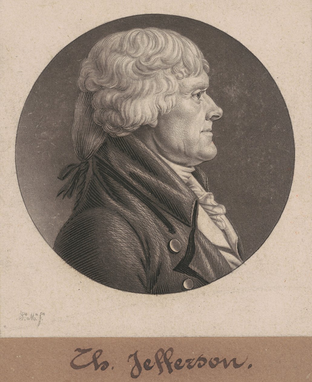 Thomas Jefferson de Charles B. J. Févret de Saint Mémin