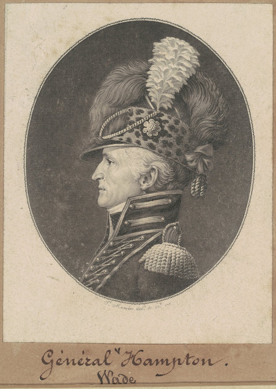Wade Hampton de Charles B. J. Févret de Saint Mémin