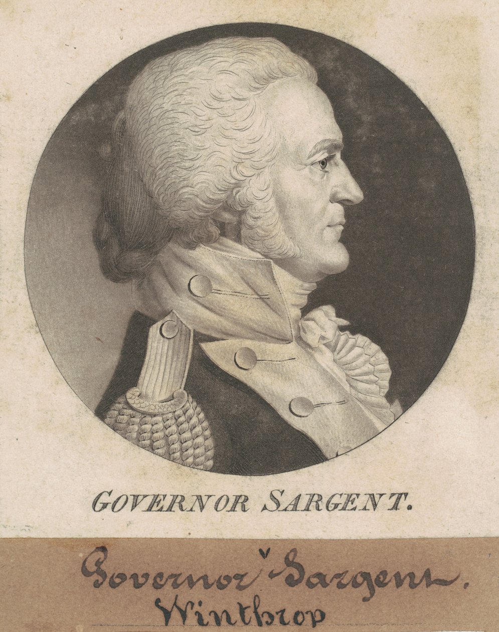Winthrop Sargent de Charles B. J. Févret de Saint Mémin