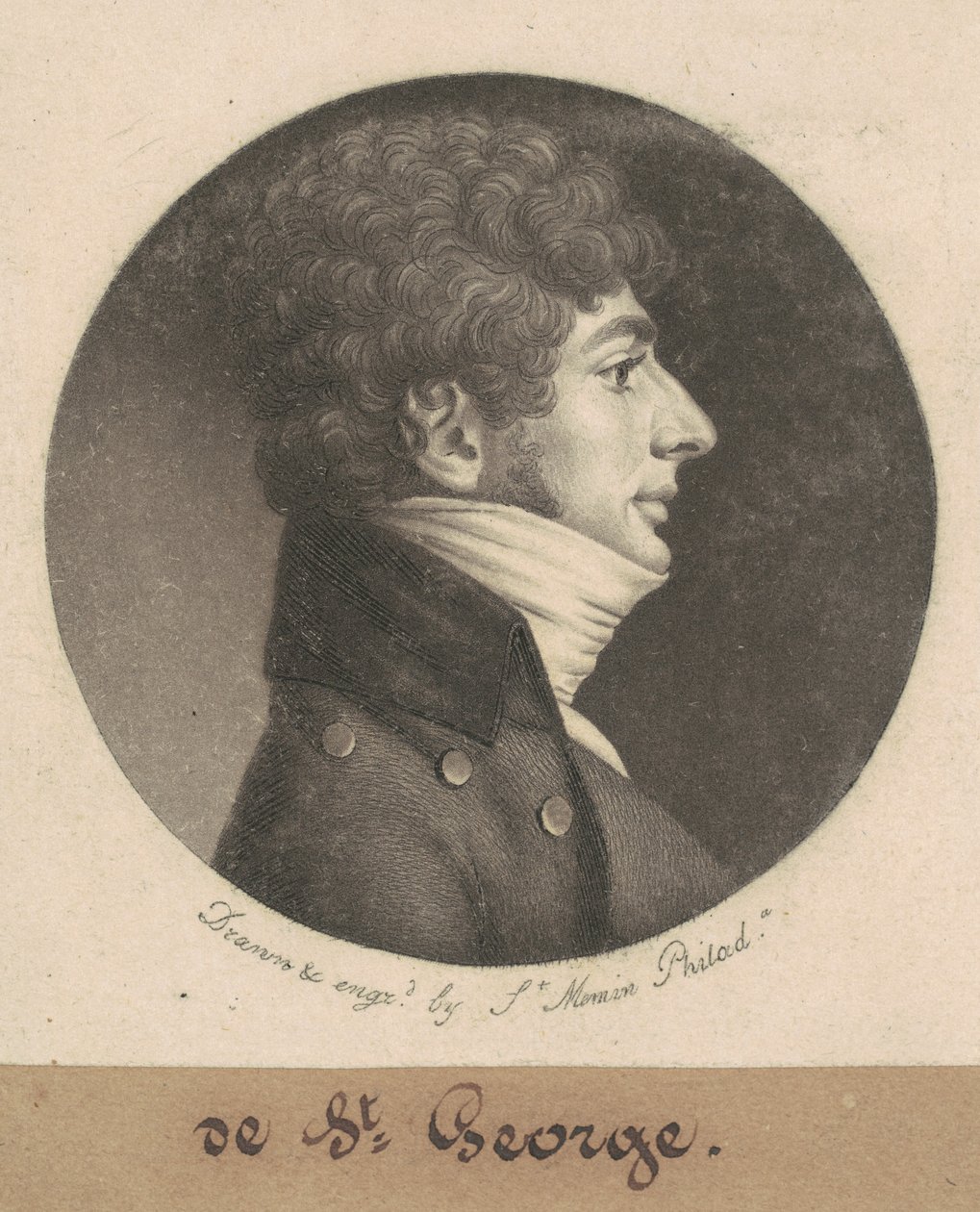 o São Jorge de Charles B. J. Févret de Saint Mémin