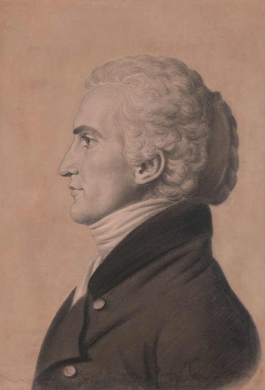 Capitão Meriwether Lewis de Charles Balthazar Julien Févret de Saint-Mémin