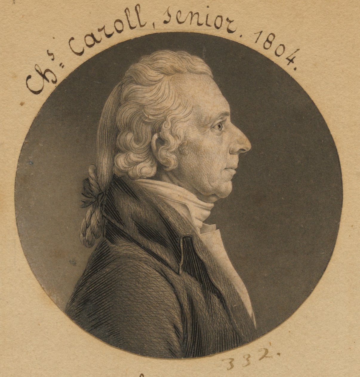 Charles Carroll de Charles Balthazar Julien Févret de Saint-Mémin