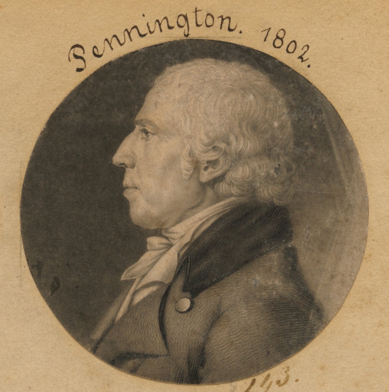 Isaac Penington de Charles Balthazar Julien Févret de Saint-Mémin