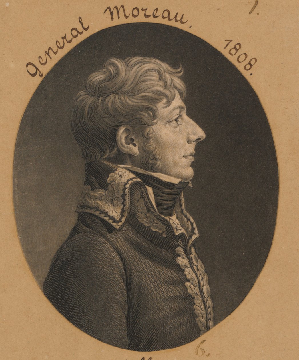 Jean-Victor Moreau de Charles Balthazar Julien Févret de Saint-Mémin
