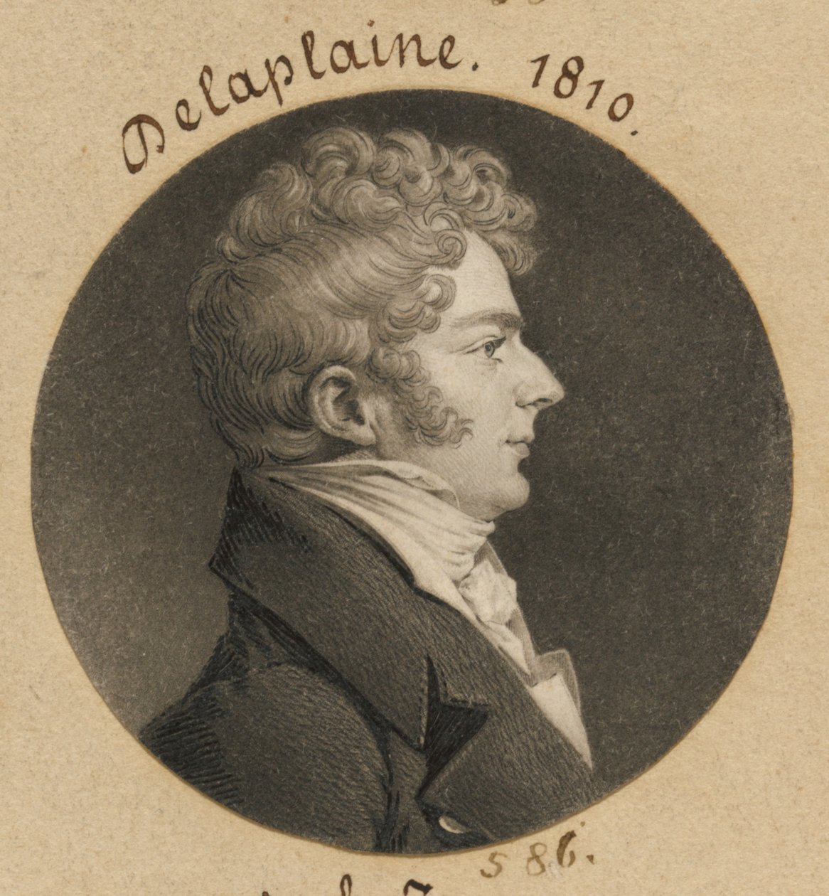 John F. Delaplaine de Charles Balthazar Julien Févret de Saint-Mémin