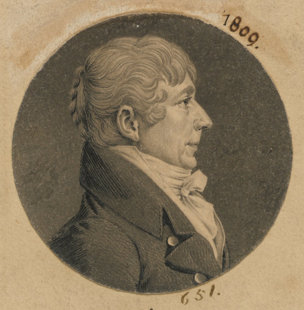 John Moncreif de Charles Balthazar Julien Févret de Saint-Mémin