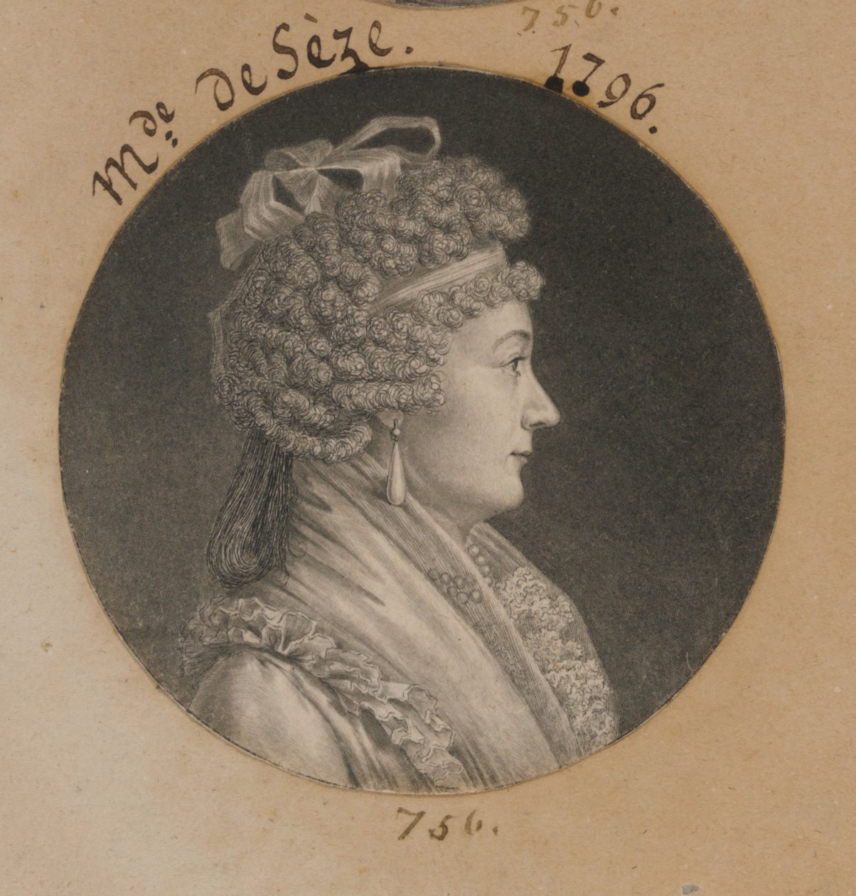 Madame de Sèze de Charles Balthazar Julien Févret de Saint-Mémin