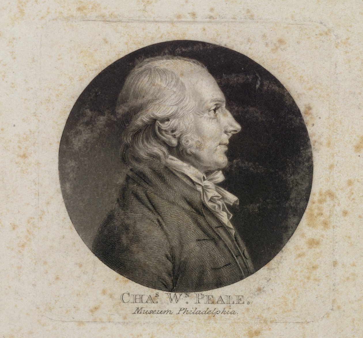 Retrato de Charles W. After de Charles Balthazar Julien Févret de Saint Mémin