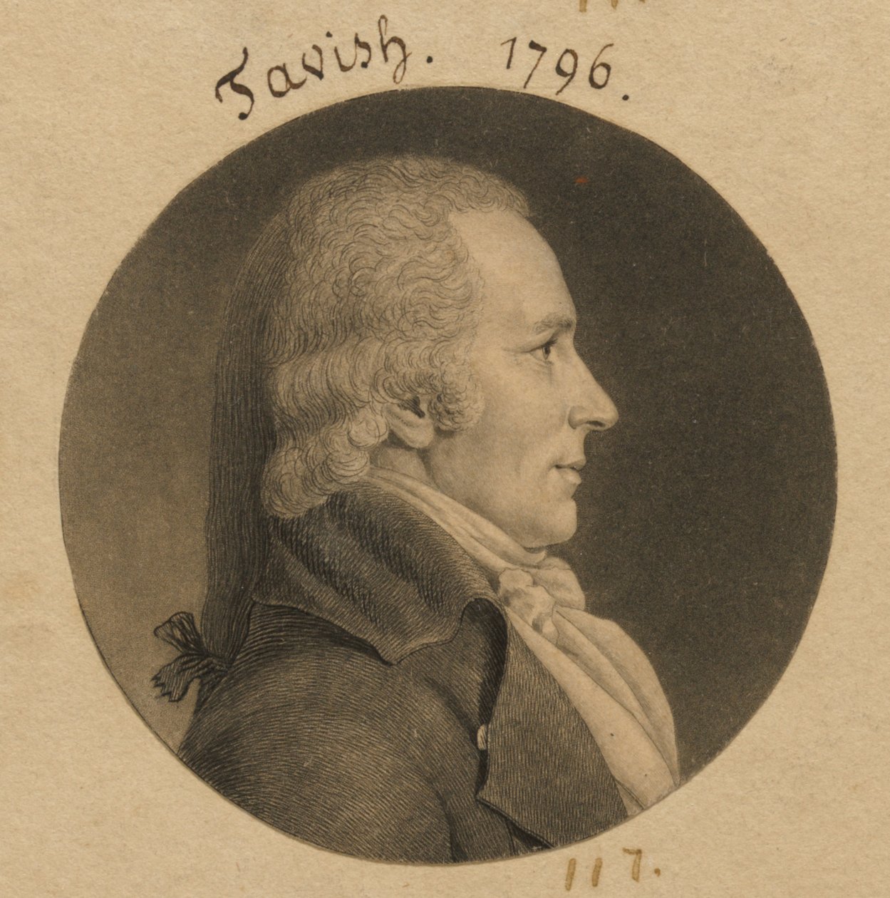 Possivelmente Tavish ou John McTavish de Charles Balthazar Julien Févret de Saint-Mémin