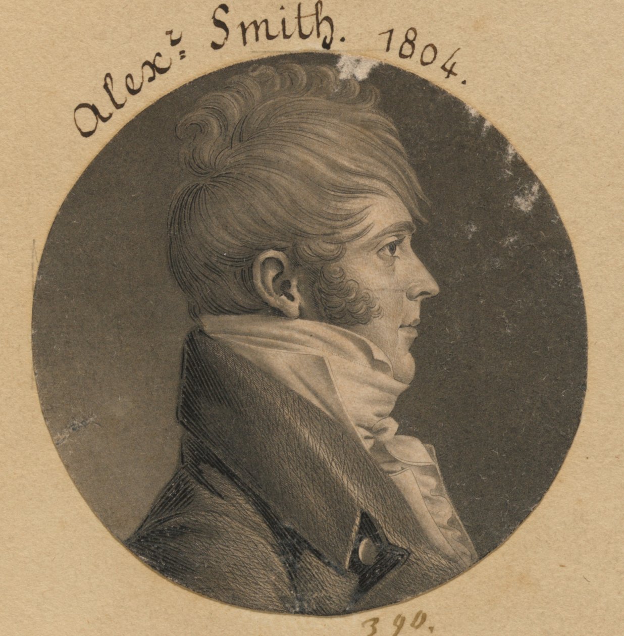 Possivelmente Alexander Smith de Charles Balthazar Julien Févret de Saint-Mémin