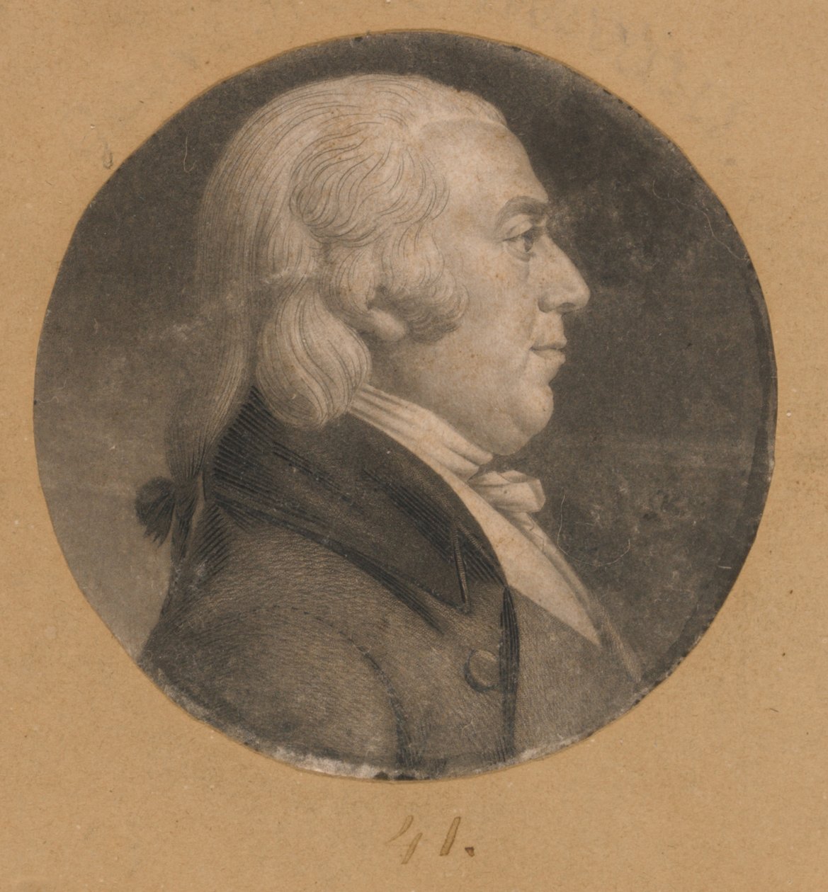 Unbekannter Mann de Charles Balthazar Julien Févret de Saint-Mémin