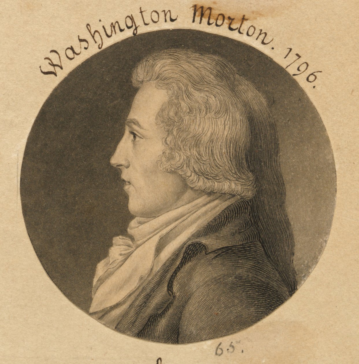 Washington Morton de Charles Balthazar Julien Févret de Saint-Mémin
