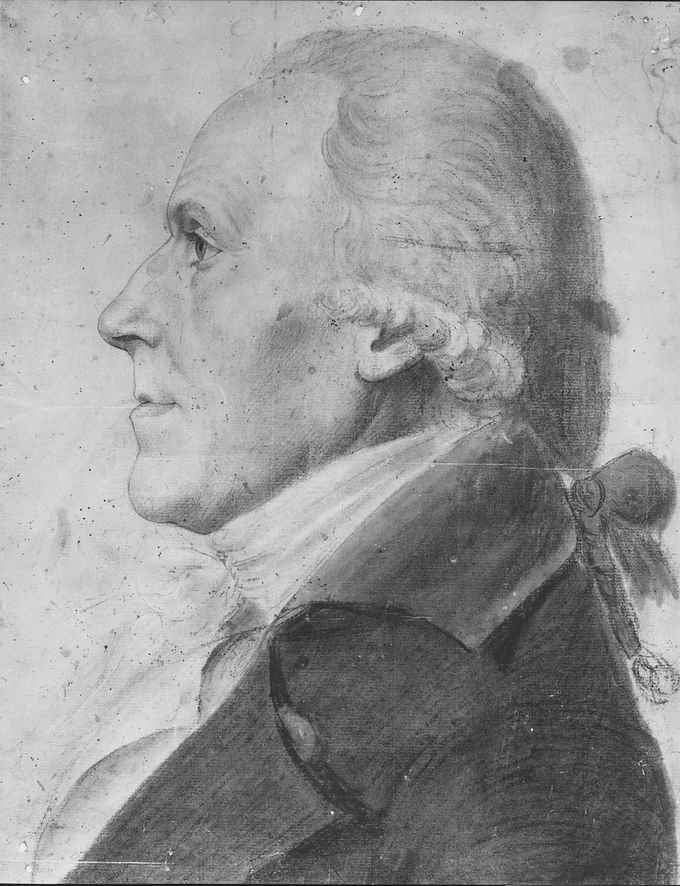 Retrato de um homem, 1797-98. de Charles Balthazar Julien Févret de Saint Mémin