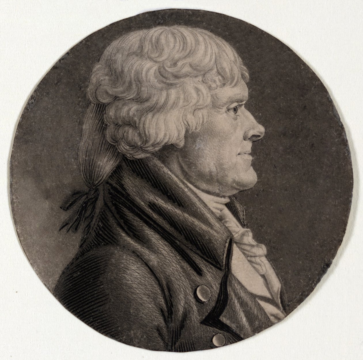 Thomas Jefferson, pub. 1806 de Charles Balthazar Julien Févret de Saint Mémin