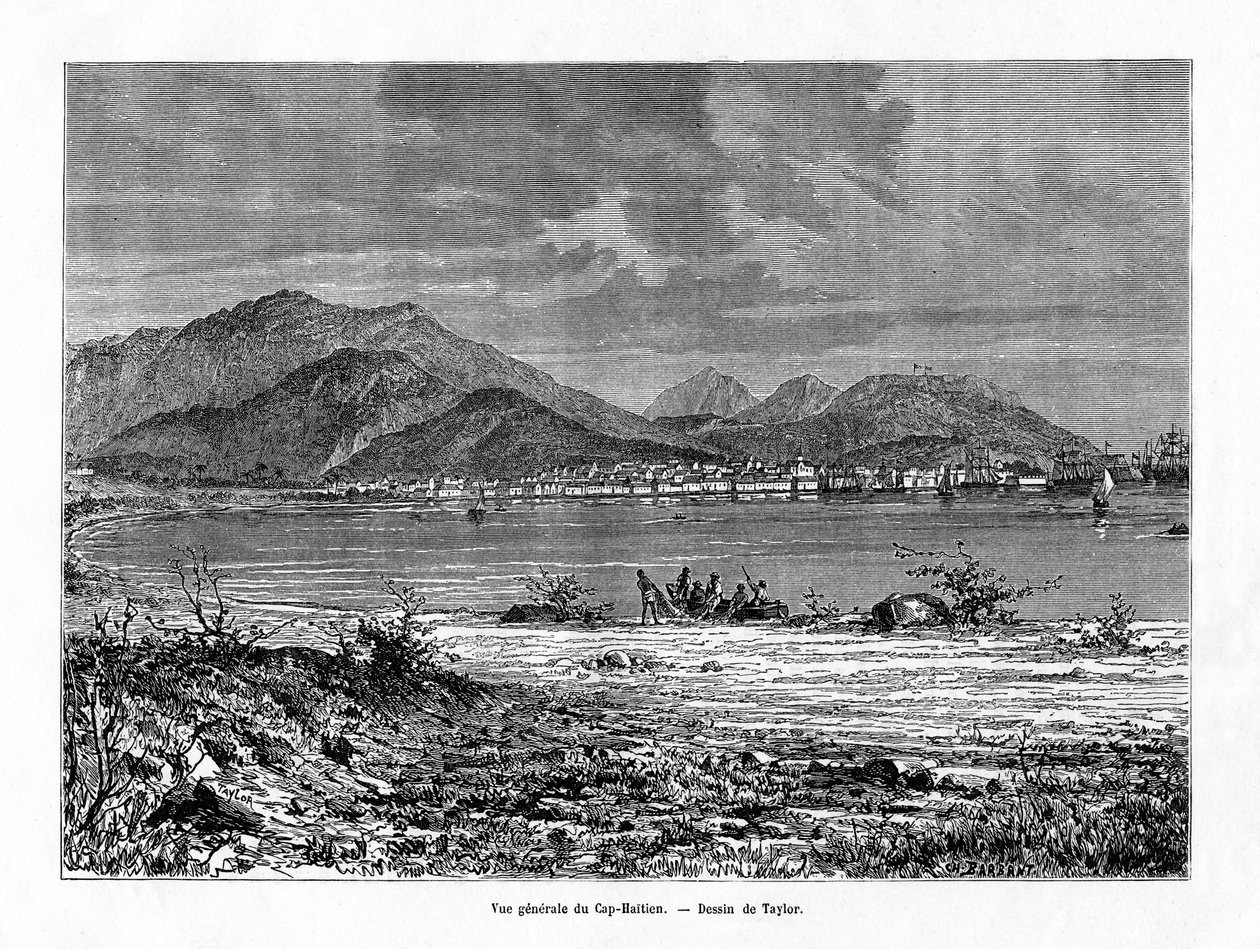 Cap Haitien, Haiti, século XIX de Charles Barbant