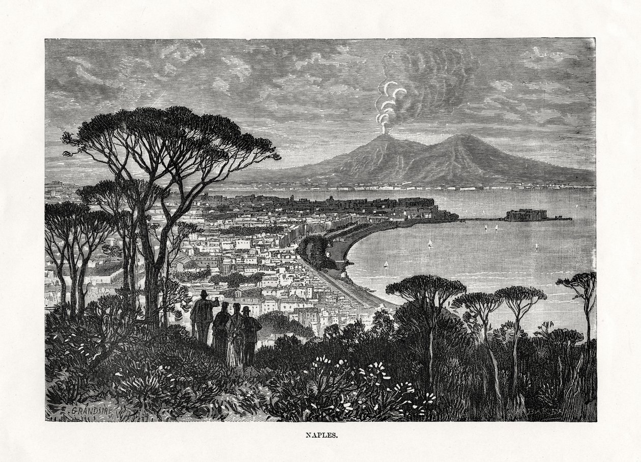 Nápoles, Itália, 1879 de Charles Barbant