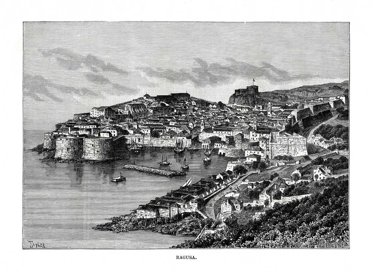 Ragusa, Sicília, Itália, 1879 de Charles Barbant