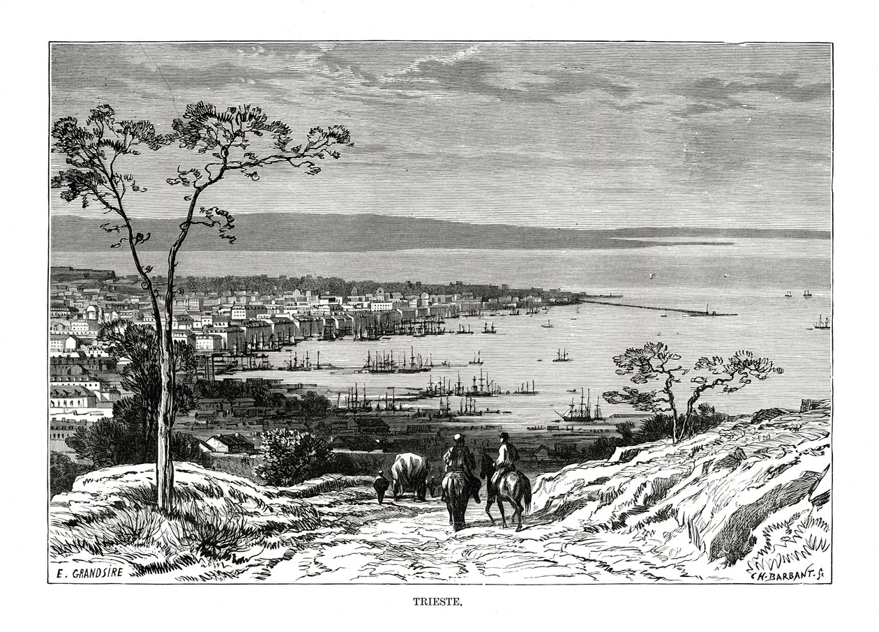 Trieste, Itália, 1879 de Charles Barbant