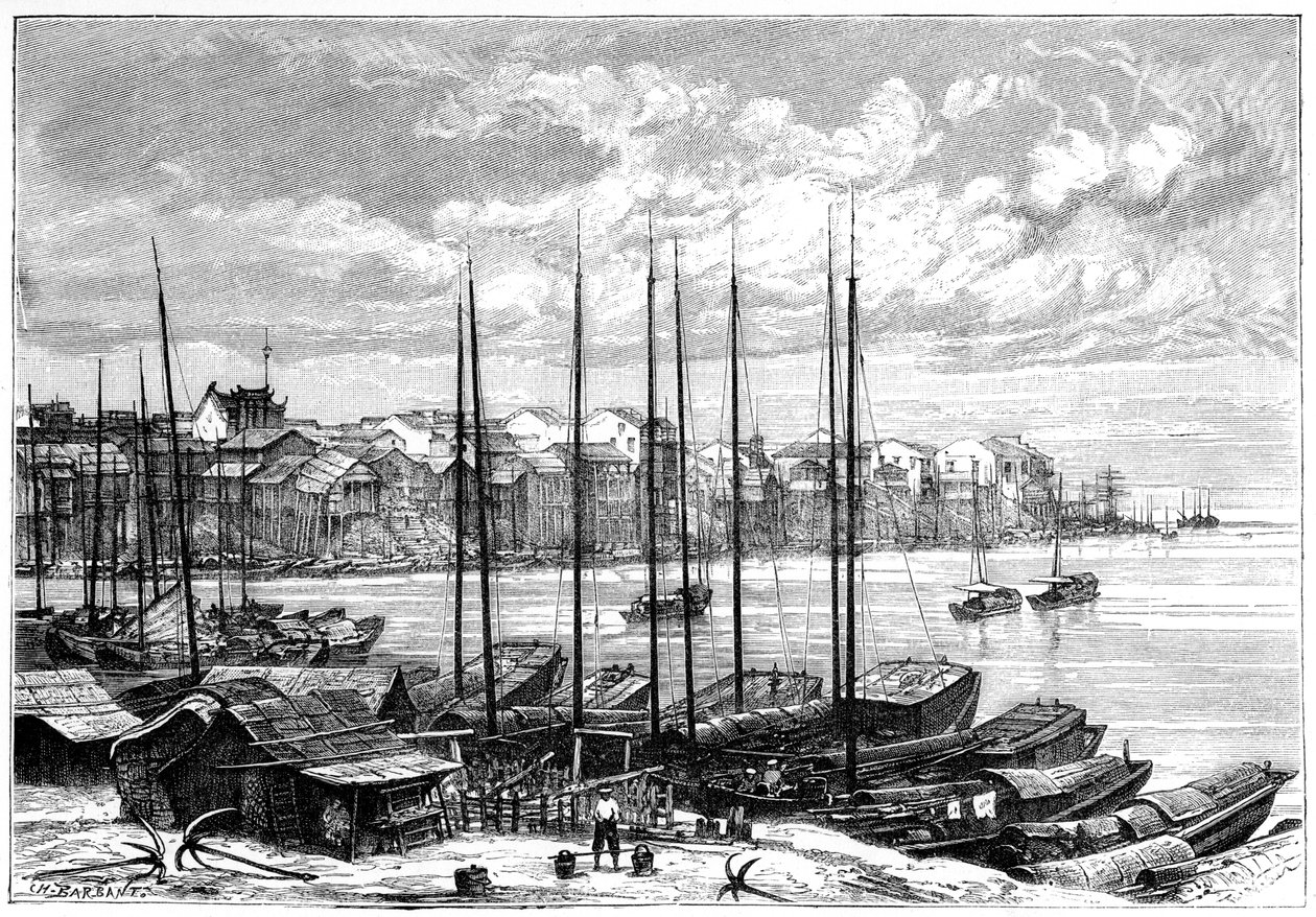 Wuhan, China, 1895. de Charles Barbant