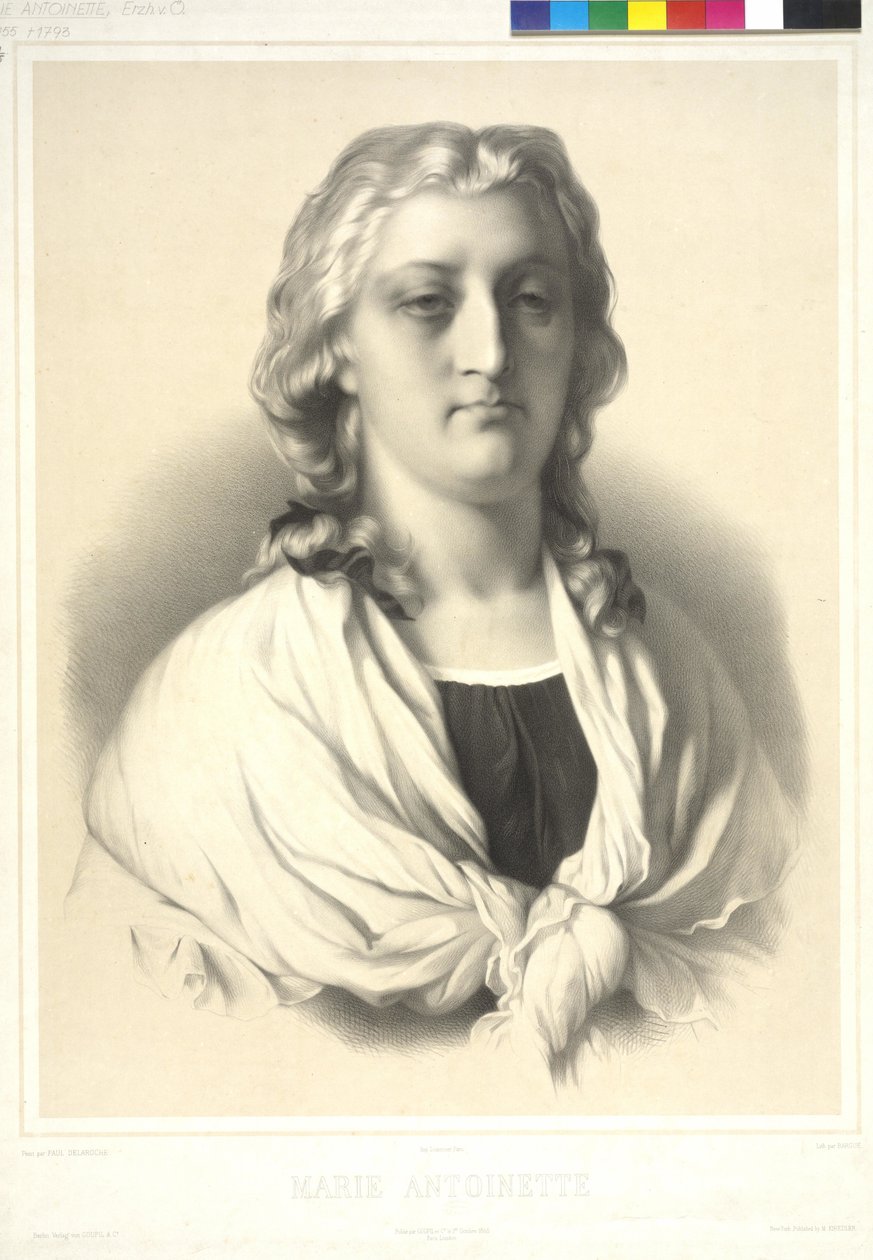 Arquiduquesa da Áustria Maria Antonieta de Charles Bargue