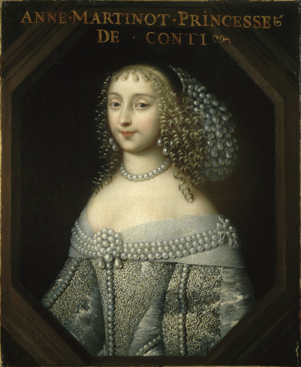 Anne Marie Martinozzi 1637-1672, Princesa de Conti, ca. 1665. de Charles Beaubrun
