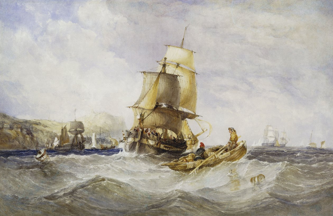 Envio Off Scarborough, 1848 de Charles Bentley