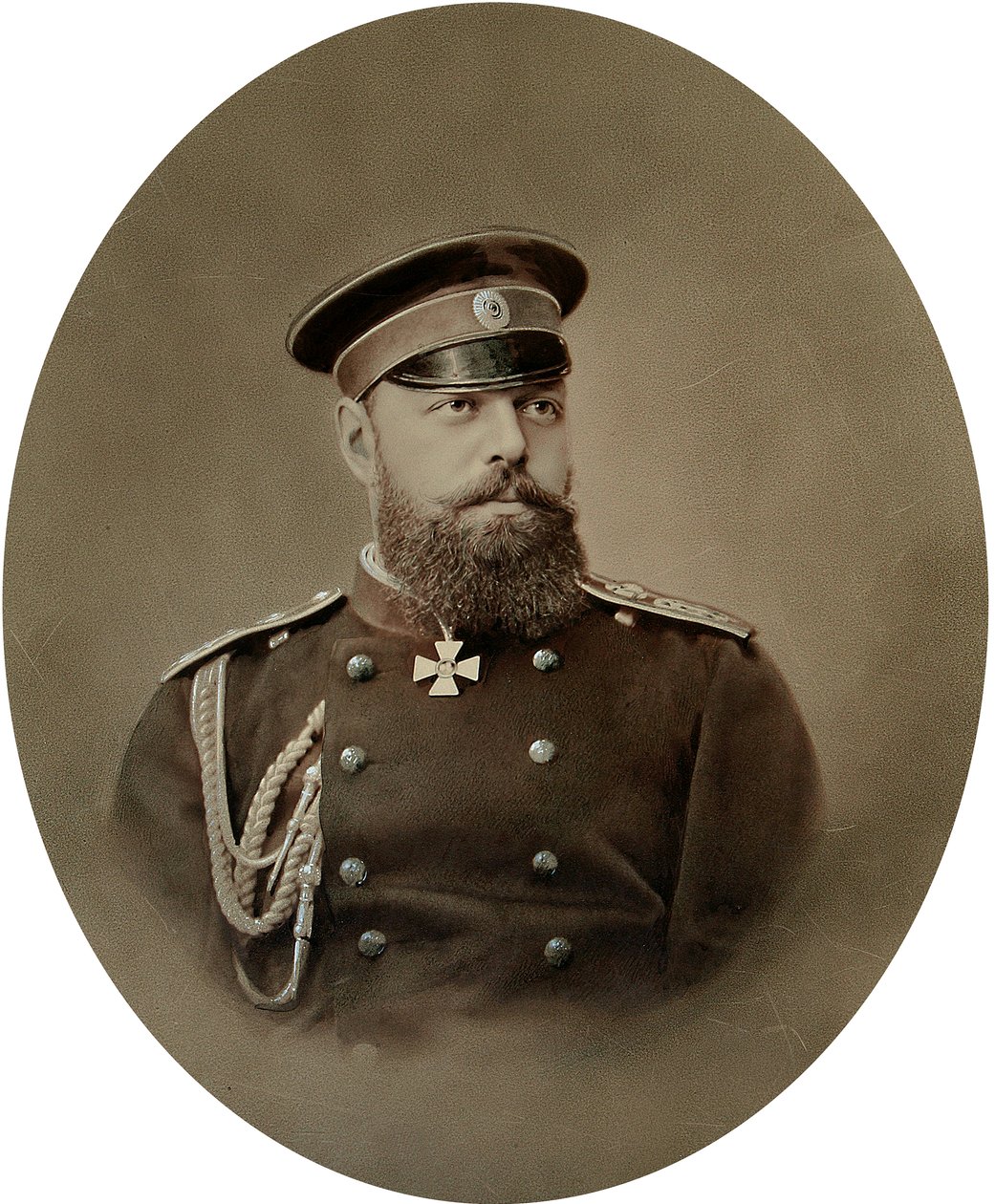 Retrato do czar Alexandre III da Rússia, início da década de 1890 de Charles Bergamasco