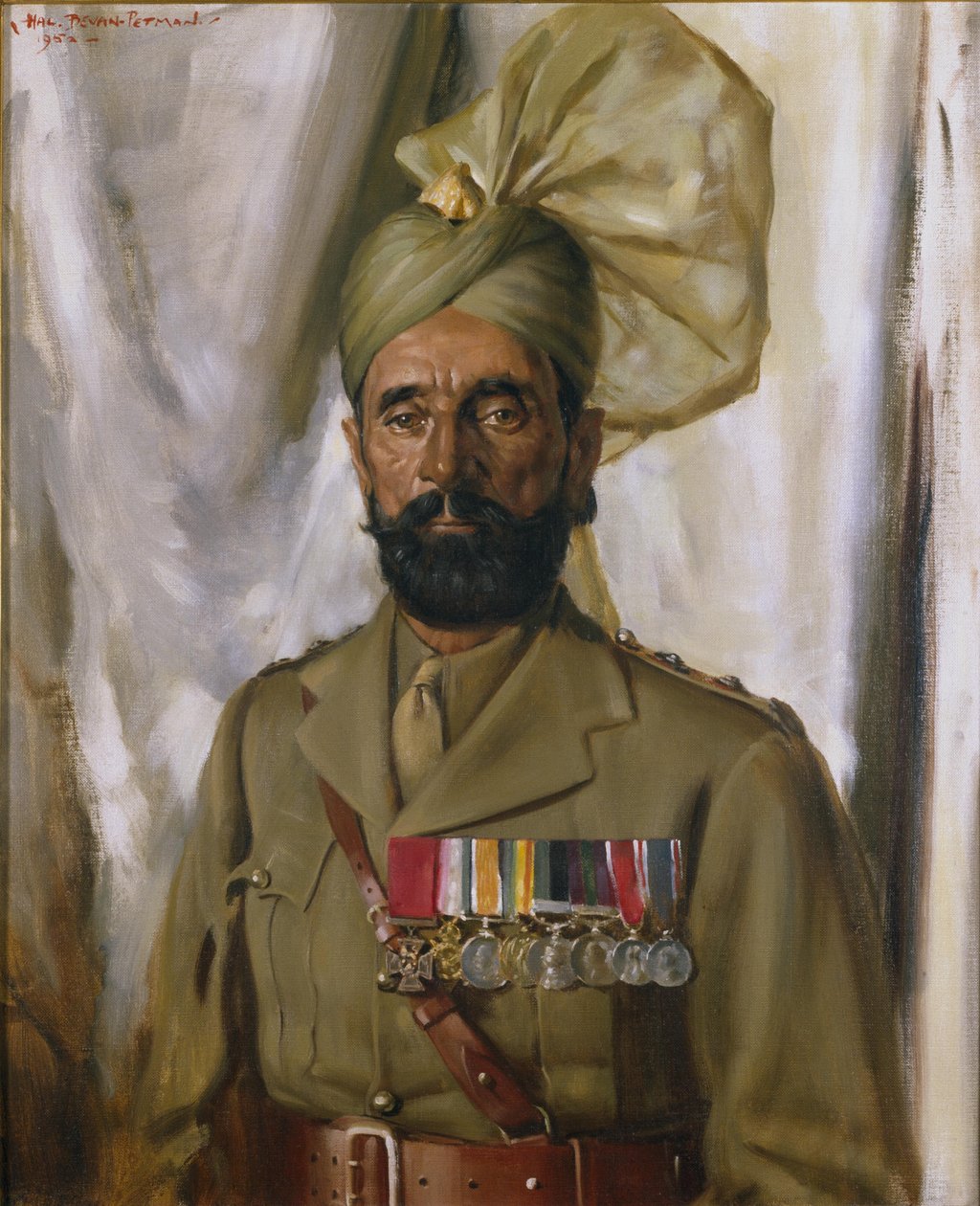Subadar Khudadad Khan VC, 10º Regimento Baluch, c.1914-35 de Charles Bevan
